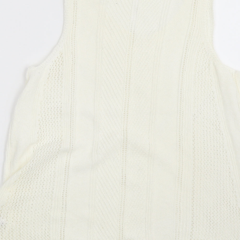 Womens UK Size 14 New Look Ivory Pullover Jumper