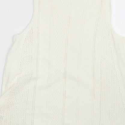 Womens UK Size 14 New Look Ivory Pullover Jumper