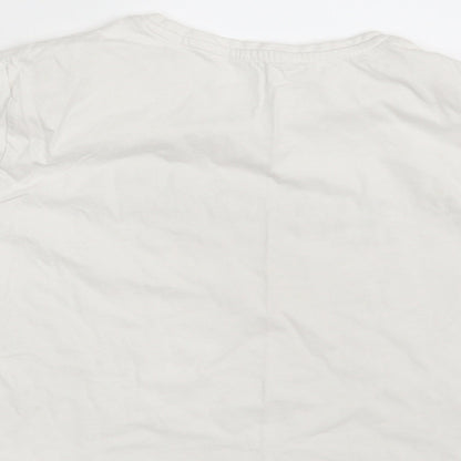Matalan Girls White   Basic T-Shirt Size 12 Years