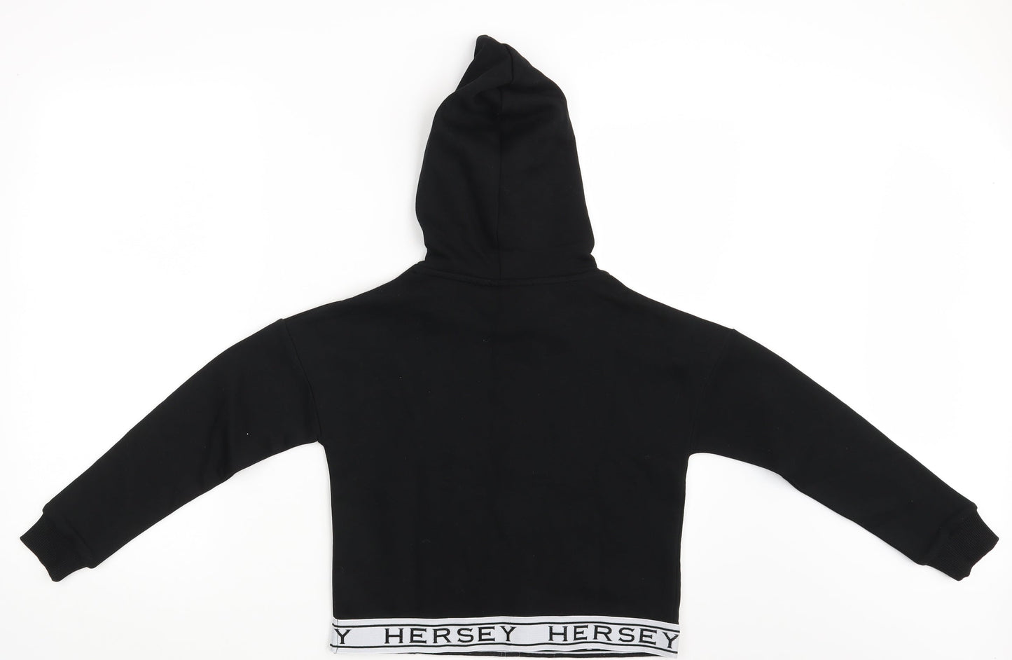Beck & Hersey Girls Black   Pullover Hoodie Size 10-11 Years