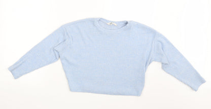 H&M Girls Blue   Pullover Jumper Size 10-11 Years