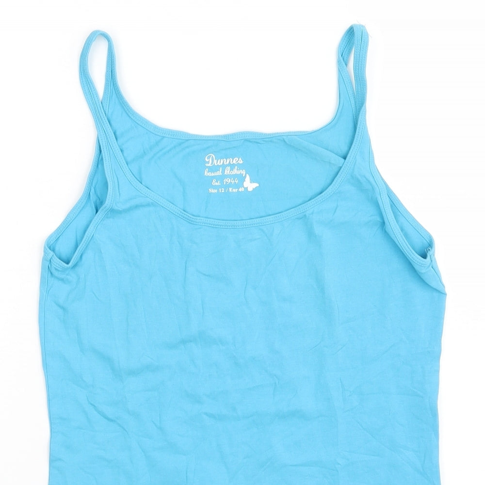 Dunnes Womens Blue   Camisole T-Shirt Size 12