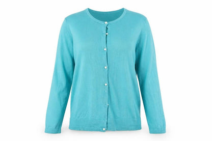 Classics Womens Blue   Cardigan Jumper One Size