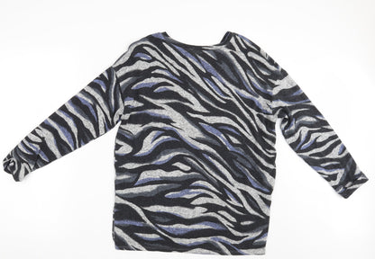 George Womens Multicoloured Argyle/Diamond  Pullover Jumper Size M