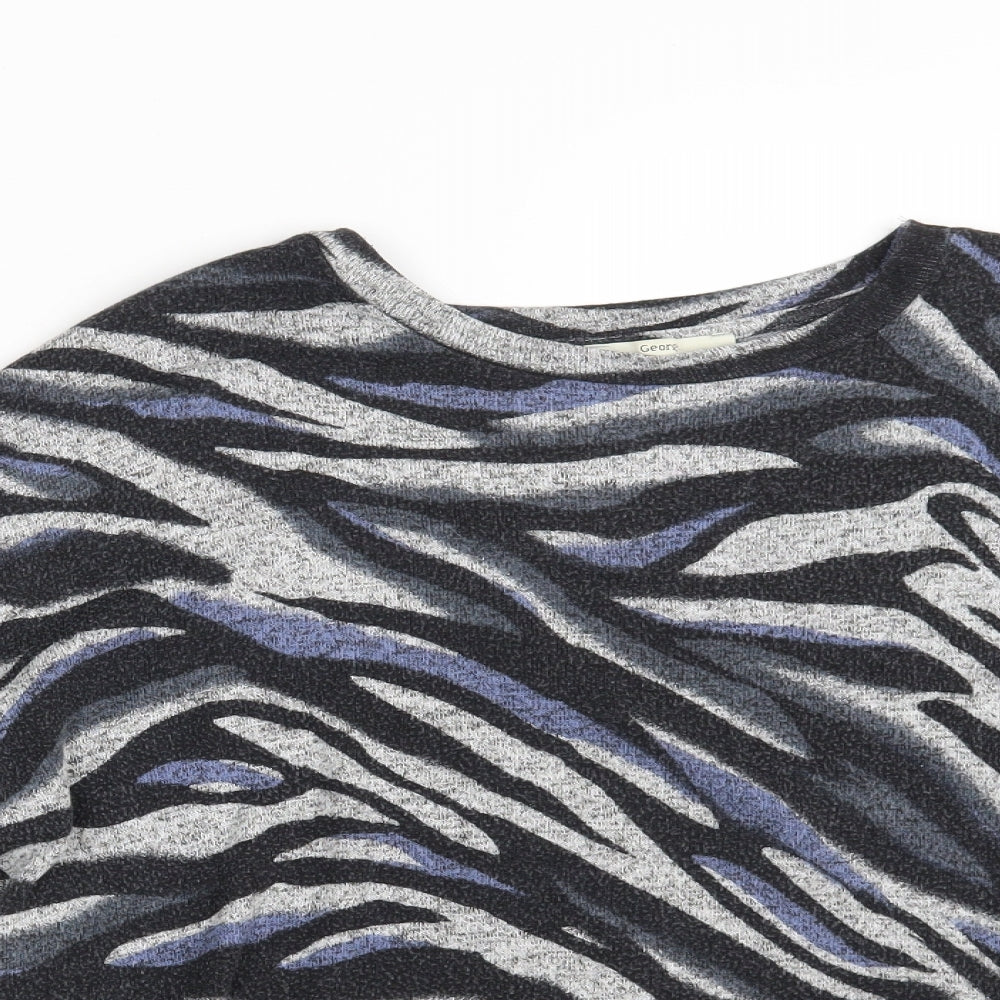 George Womens Multicoloured Argyle/Diamond  Pullover Jumper Size M