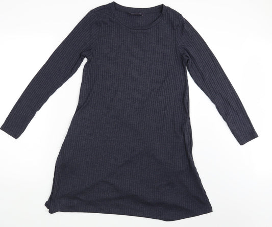 Womens UK Size 12 M&S Blue Pullover Jumper