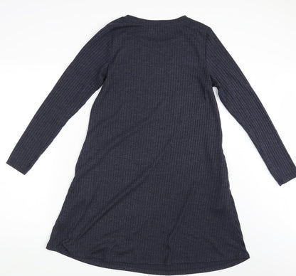 Womens UK Size 12 M&S Blue Pullover Jumper