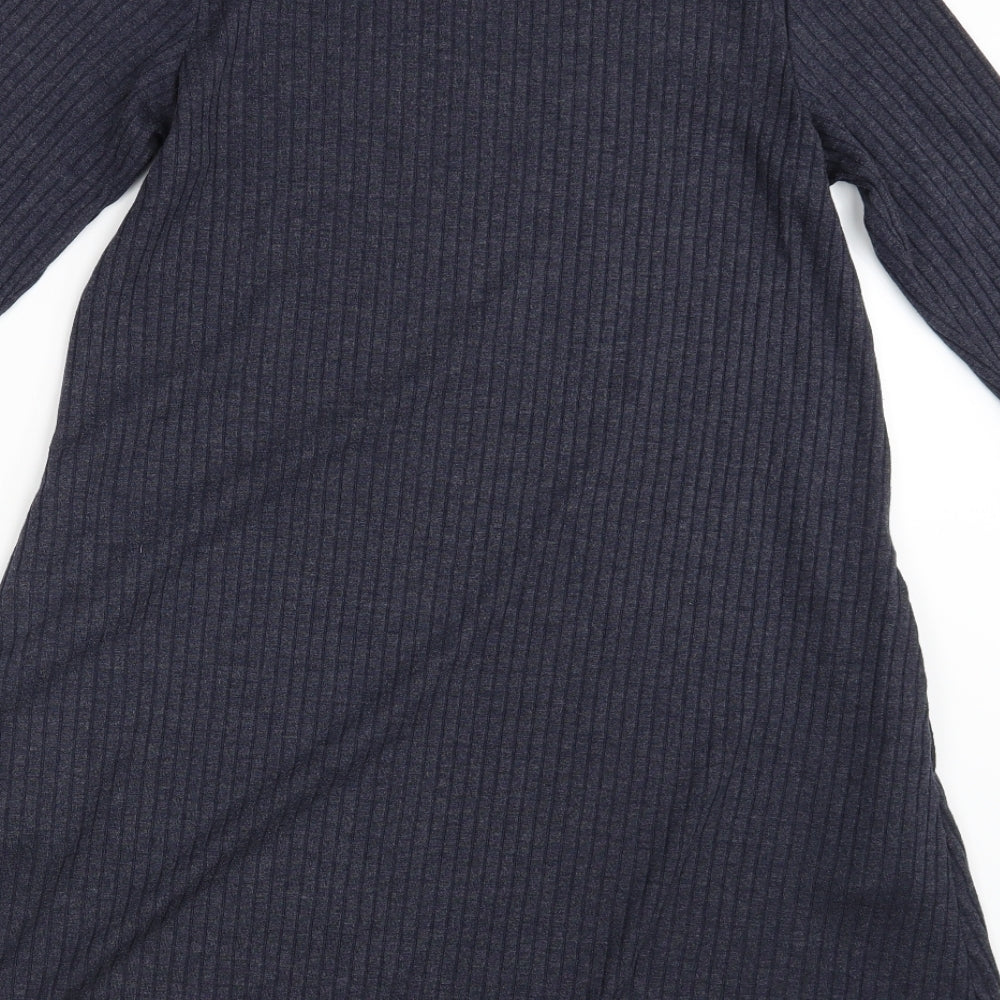 Womens UK Size 12 M&S Blue Pullover Jumper