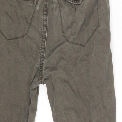 Matalan Boys Brown   Cropped Trousers Size 12-18 Months  - Waist 16in; Inside  leg 12