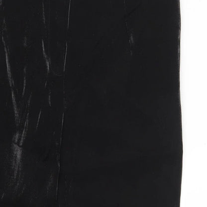 Womens UK Size 12 Linea Regular Fit Chino Black Trousers