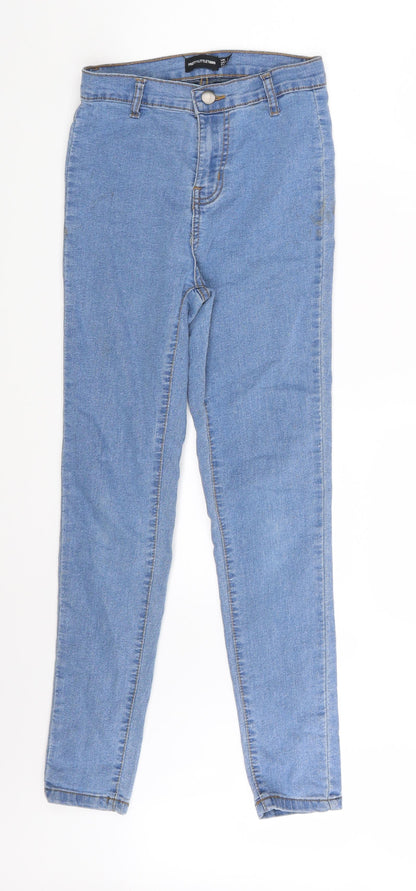 PRETTYLITTLETHING Womens Blue  Denim Jegging Jeans Size 6 L27 in