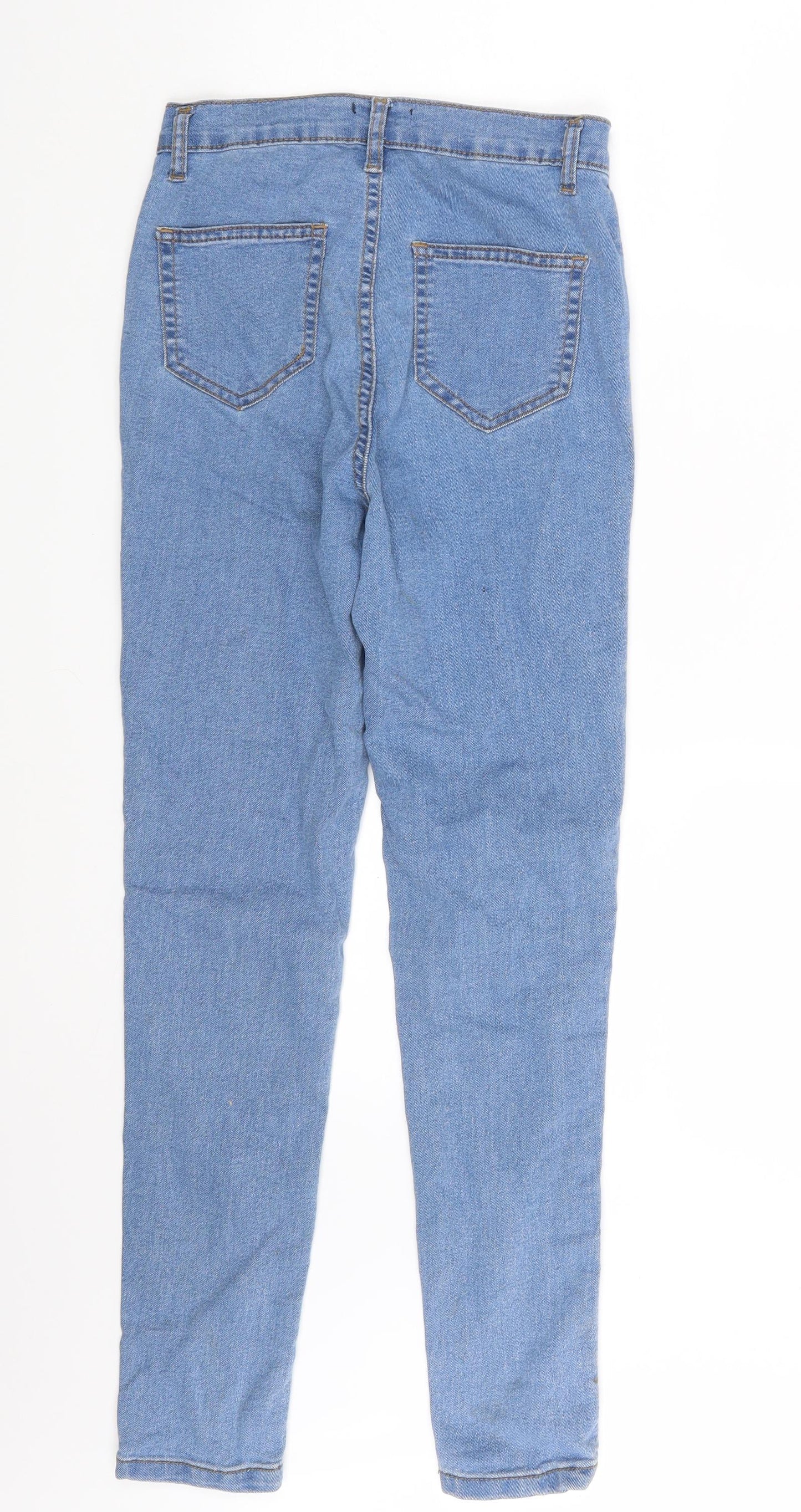 PRETTYLITTLETHING Womens Blue  Denim Jegging Jeans Size 6 L27 in