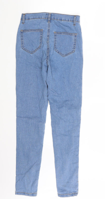 PRETTYLITTLETHING Womens Blue  Denim Jegging Jeans Size 6 L27 in