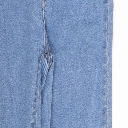 PRETTYLITTLETHING Womens Blue  Denim Jegging Jeans Size 6 L27 in