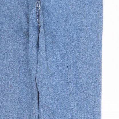 PRETTYLITTLETHING Womens Blue  Denim Jegging Jeans Size 6 L27 in