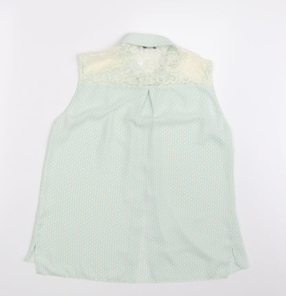 Womens UK Size 12 TU White Basic Button-Up