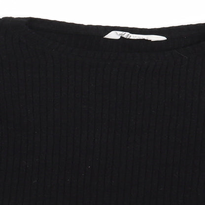H&M Girls Black   Pullover Jumper Size 11-12 Years