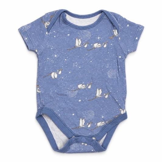 George Baby Blue Animal Print  Babygrow One-Piece Size 3-6 Months