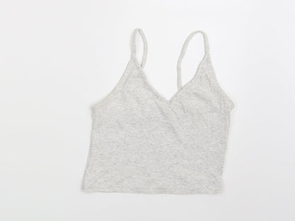 New Look Womens Grey   Camisole Tank Size 10