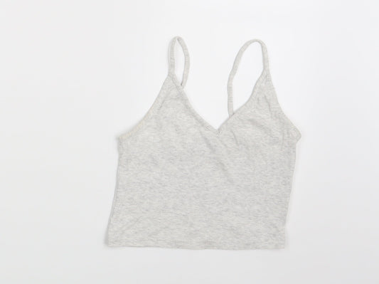 New Look Womens Grey   Camisole Tank Size 10