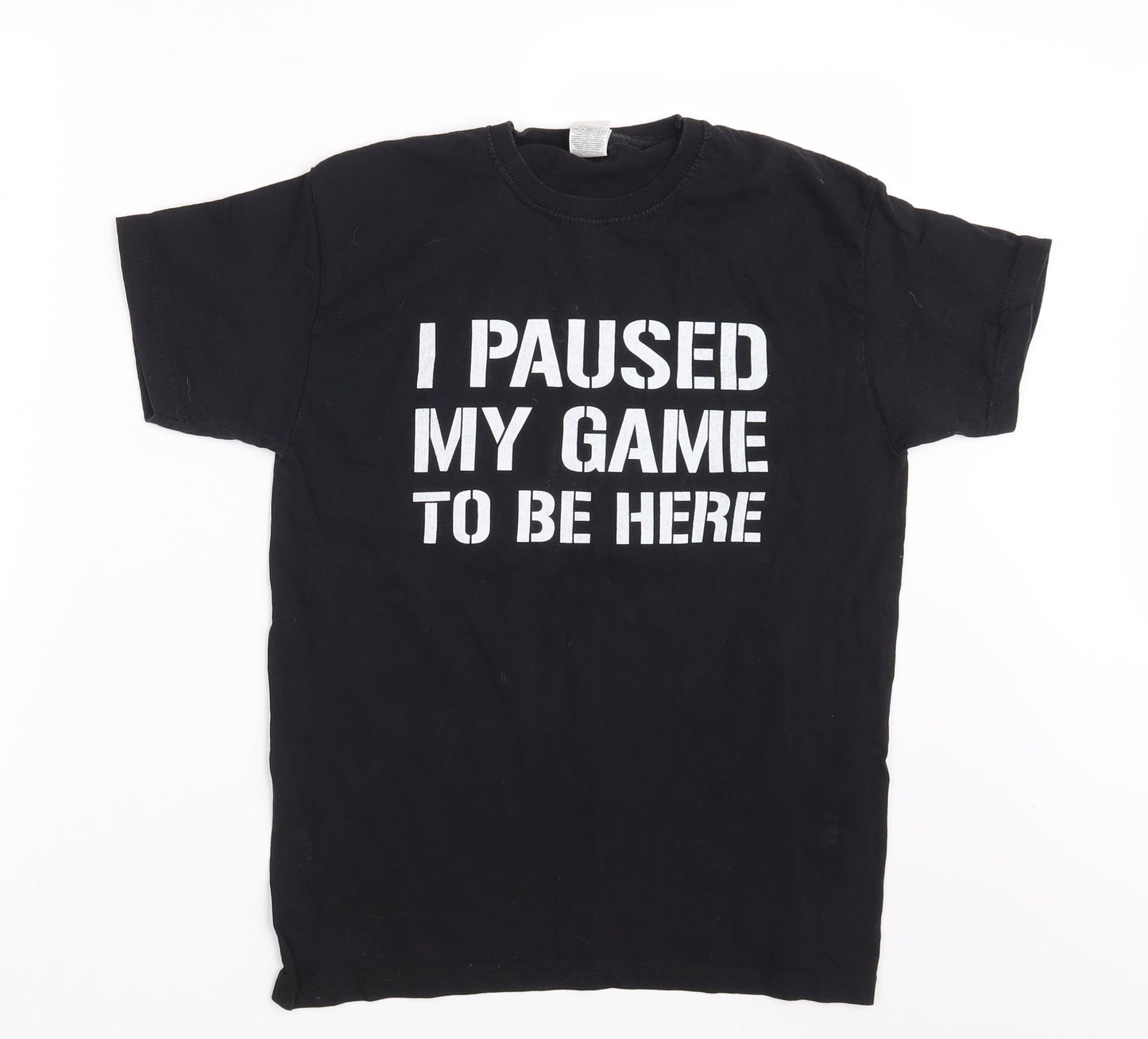 Gildan Boys Black   Basic T-Shirt Size 11-12 Years