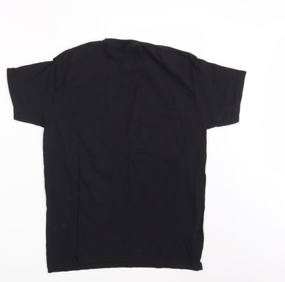 Gildan Boys Black   Basic T-Shirt Size 11-12 Years