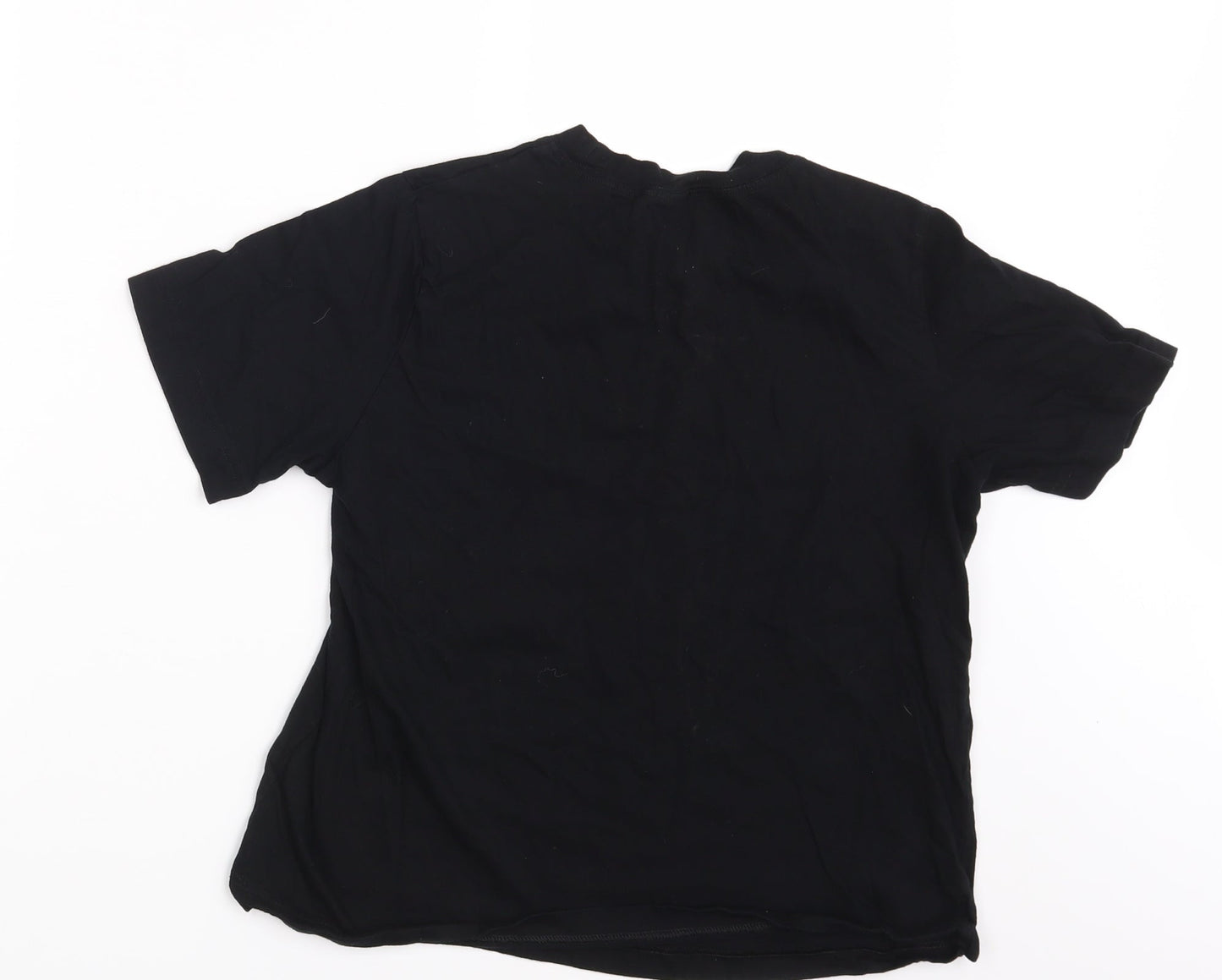 Womens UK Size S H&M Black Basic T-Shirt