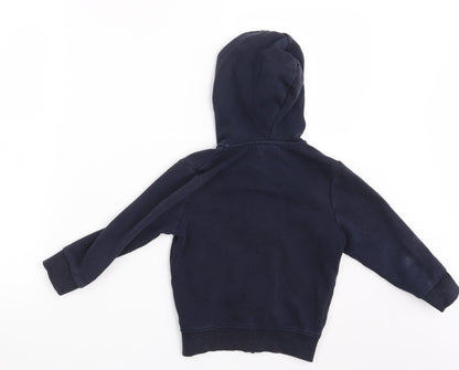 TU Boys Blue   Full Zip Hoodie Size 4 Years