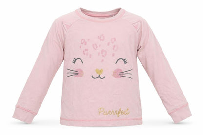 Matalan Girls Pink   Pullover Sweatshirt Size 4-5 Years