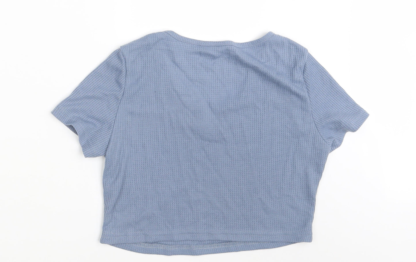Womens UK Size One Size Preworn Blue Basic T-Shirt