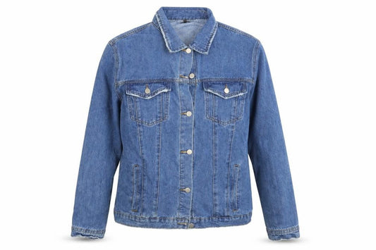 Nasty Gal Womens Blue  Denim Jacket Coat Size S