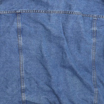 Nasty Gal Womens Blue  Denim Jacket Coat Size S