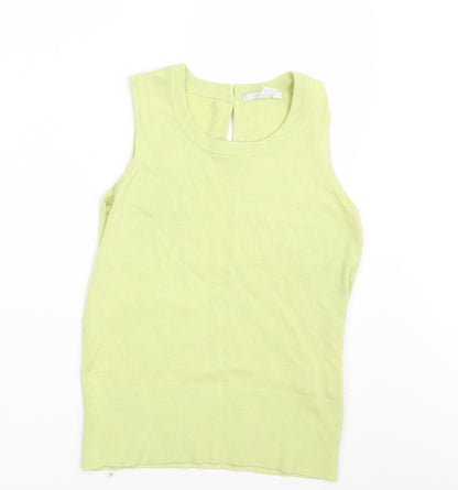 Womens UK Size 10 H&M Yellow Pullover Jumper