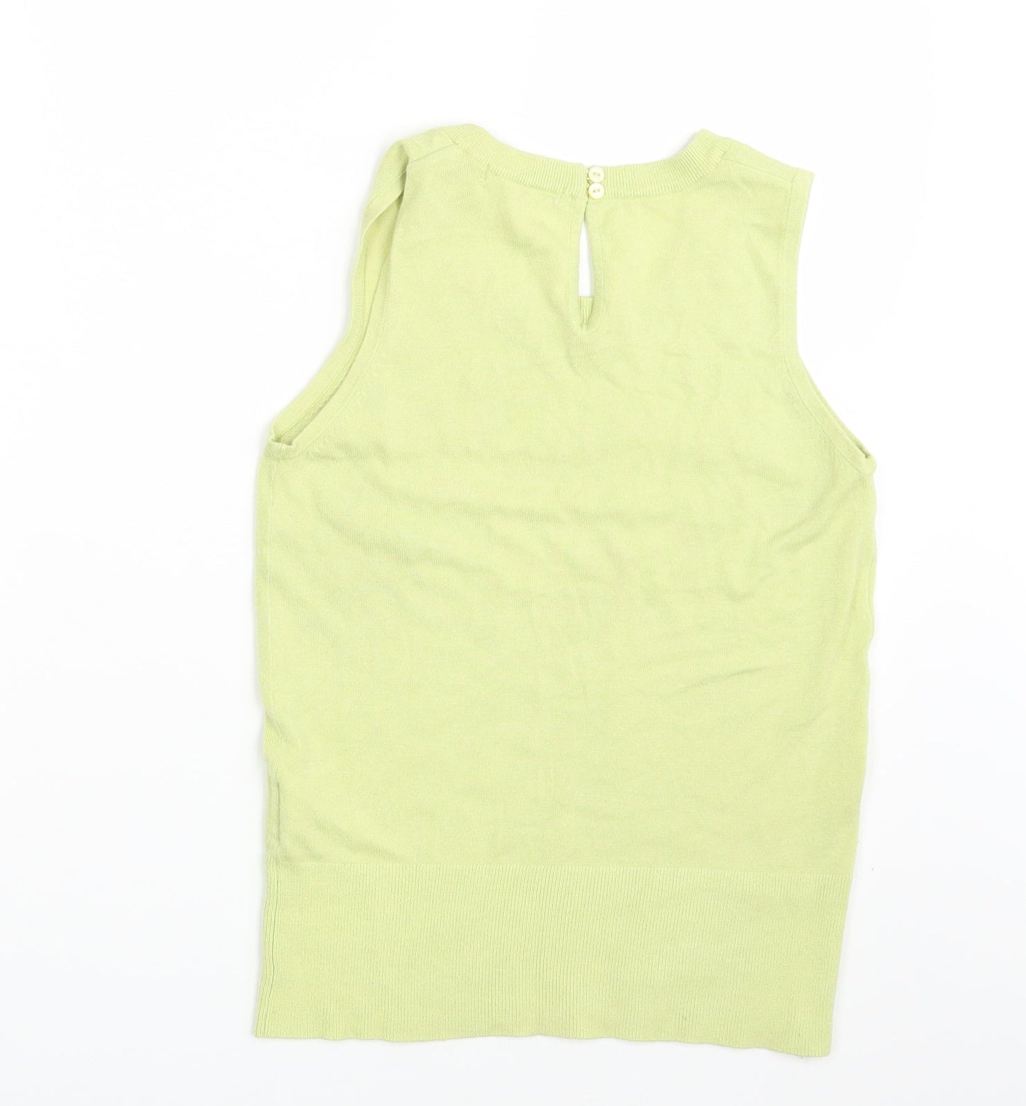 Womens UK Size 10 H&M Yellow Pullover Jumper