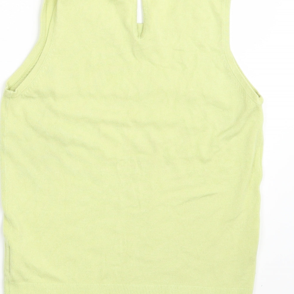 Womens UK Size 10 H&M Yellow Pullover Jumper