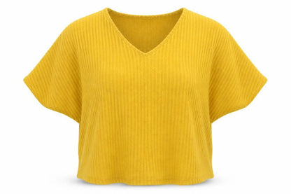 Womens UK Size S New Look Yellow Pullover Jumper