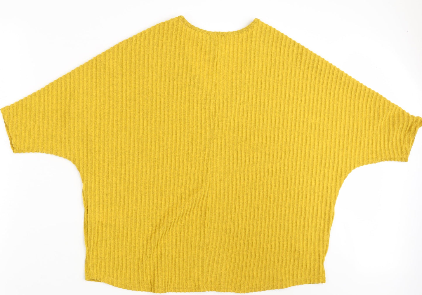 Womens UK Size S New Look Yellow Pullover Jumper