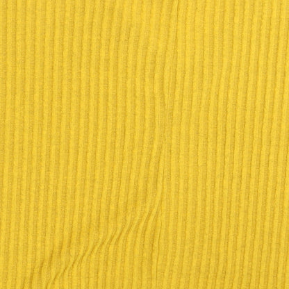 Womens UK Size S New Look Yellow Pullover Jumper