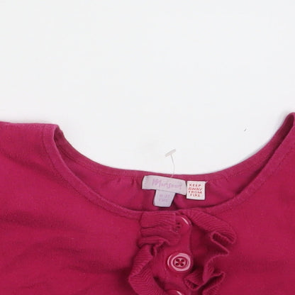 Monsoon Girls Pink   Shrug Jumper Size 8-9 Years