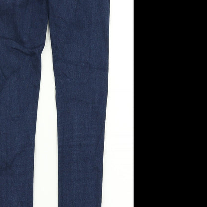 Denim Co Womens Blue  Denim Jegging Jeans Size 8 L26 in