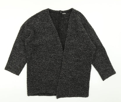 Womens UK Size M Divided Grey Cardigan Jumper