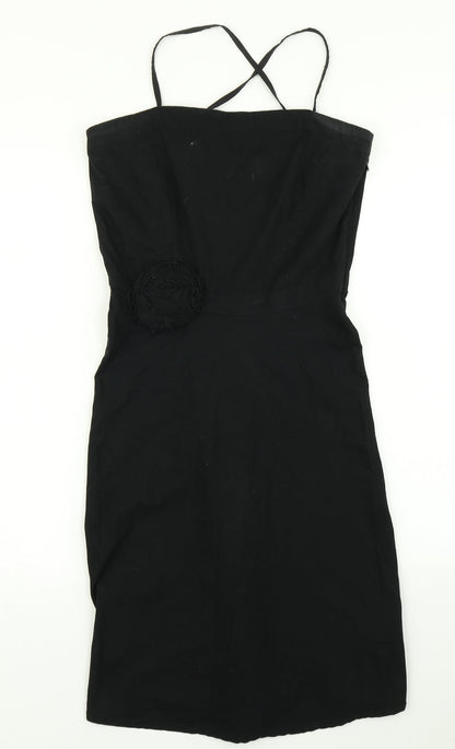 H&M Womens Black   Pencil Dress  Size 12