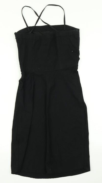 H&M Womens Black   Pencil Dress  Size 12