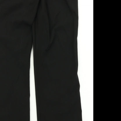 Womens UK Size 14 BHS Regular Fit Dress Pants Black Trousers