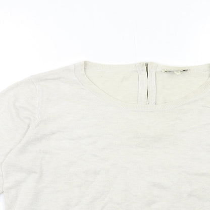 Womens UK Size 14 Papaya Grey Pullover Jumper