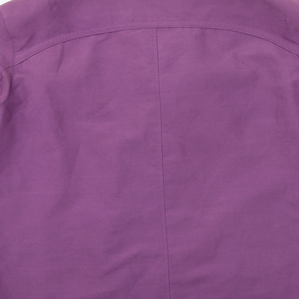 Papaya Womens Purple   Overcoat Coat Size 14