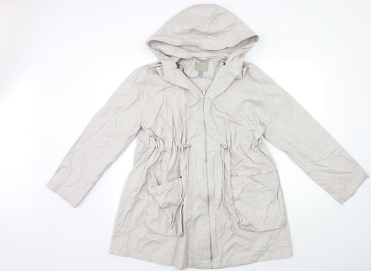 Womens UK Size 8 ASOS Grey Overcoat