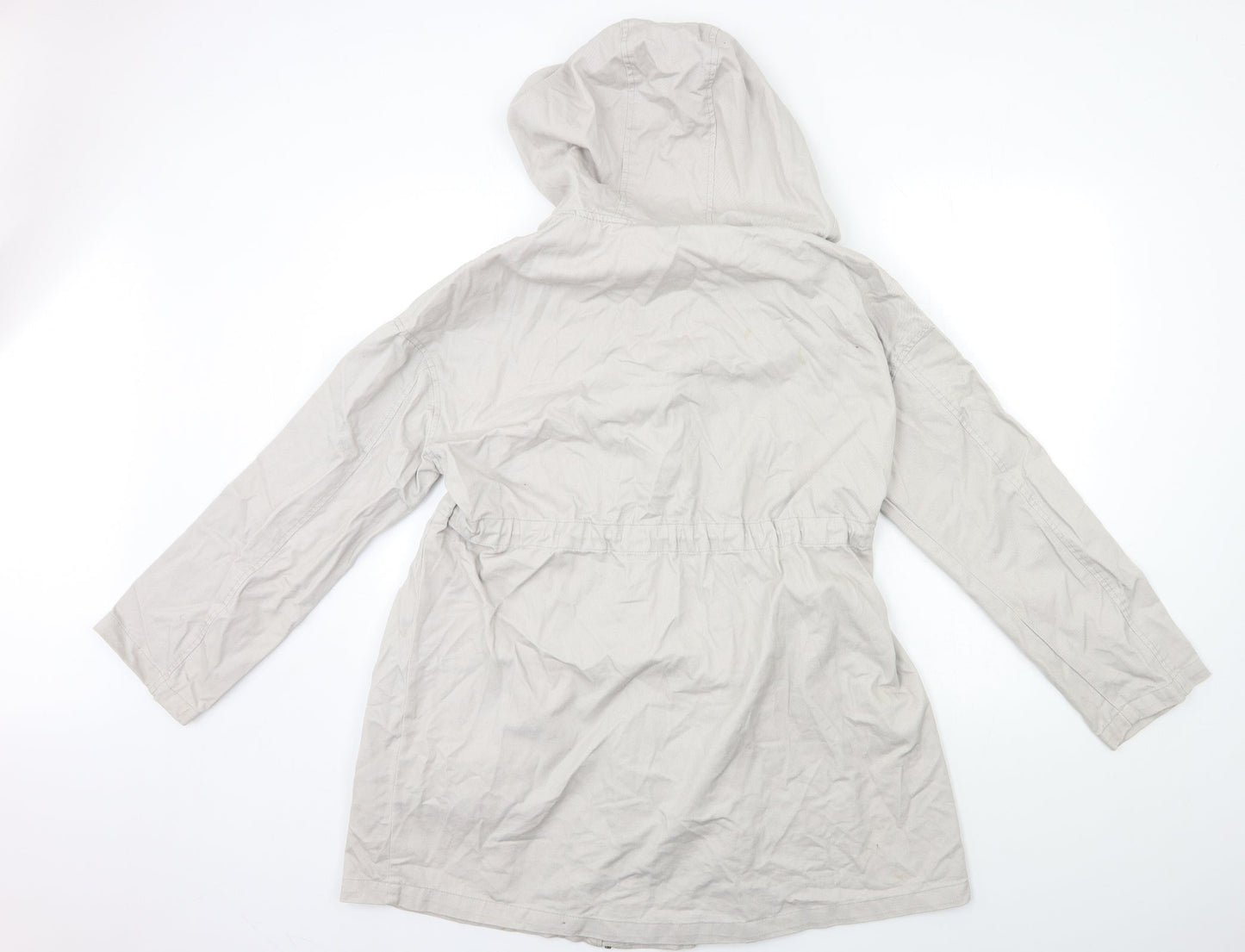 Womens UK Size 8 ASOS Grey Overcoat