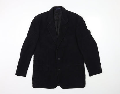 Mens UK Size 42 David Moss Regular Black Suit Jacket