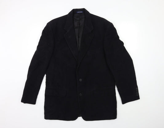 Mens UK Size 42 David Moss Regular Black Suit Jacket
